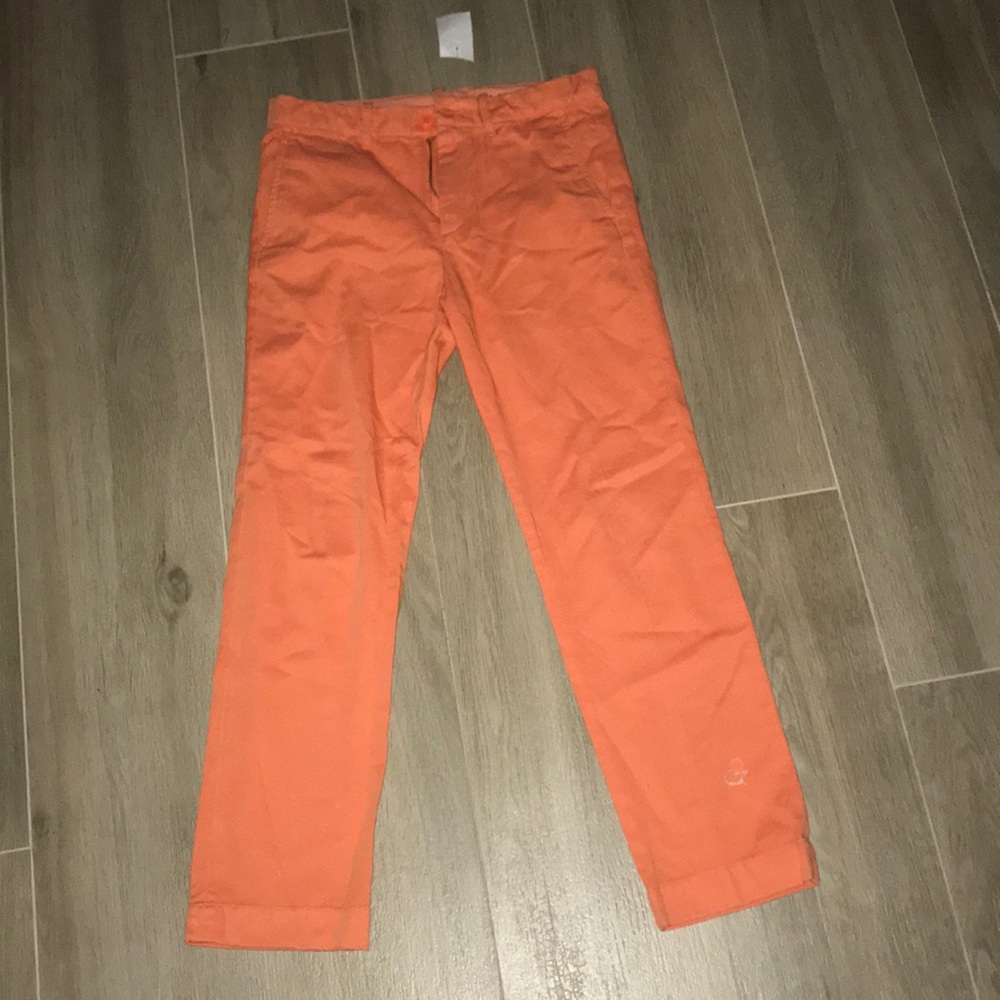 Orange slim fit jeans